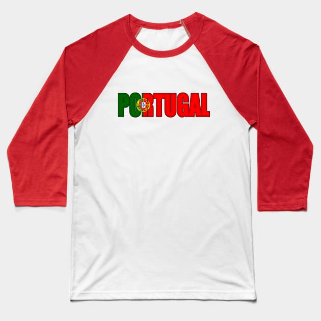 Portugal Baseball T-Shirt by SeattleDesignCompany